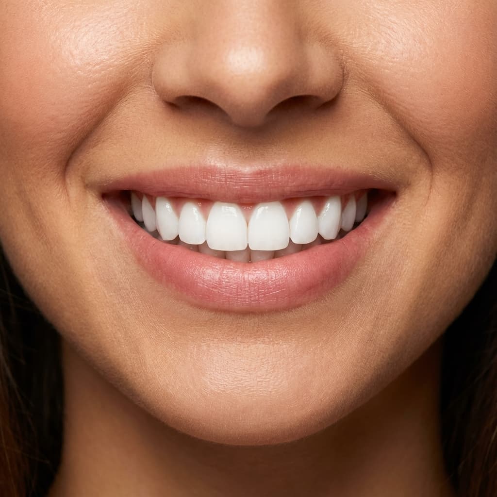 A radiant, confident smile following a professional cosmetic dentistry transformation